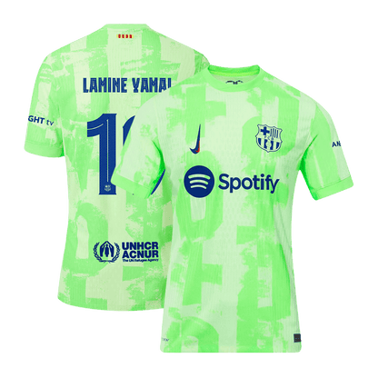 Tricouri Fotbal Barcelona LAMINE YAMAL #19 Treilea 2024/25 Authentic - UCL