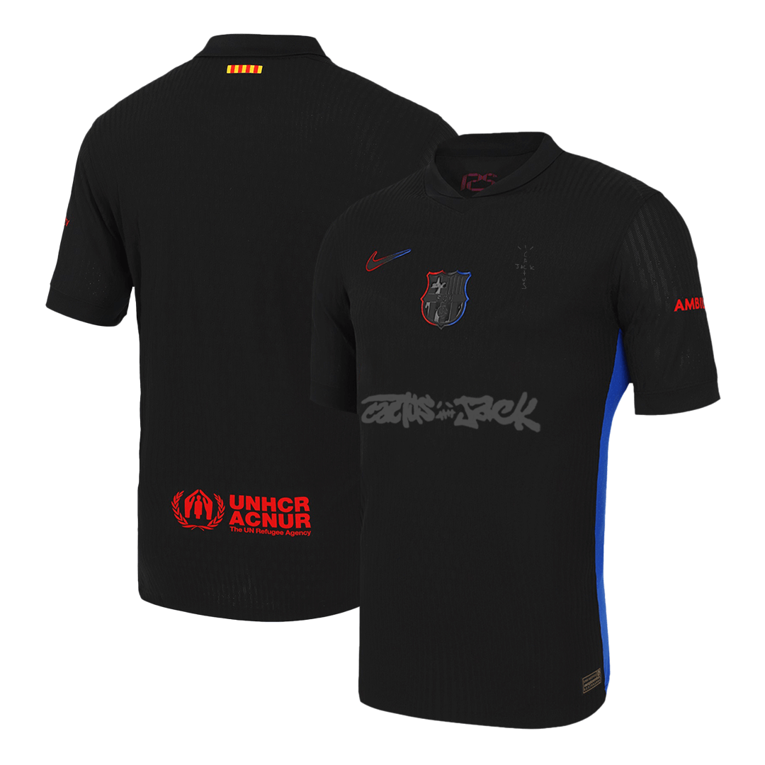 Tricouri Fotbal Barcelona X Travis Scott Deplasare 2024/25 Authentic