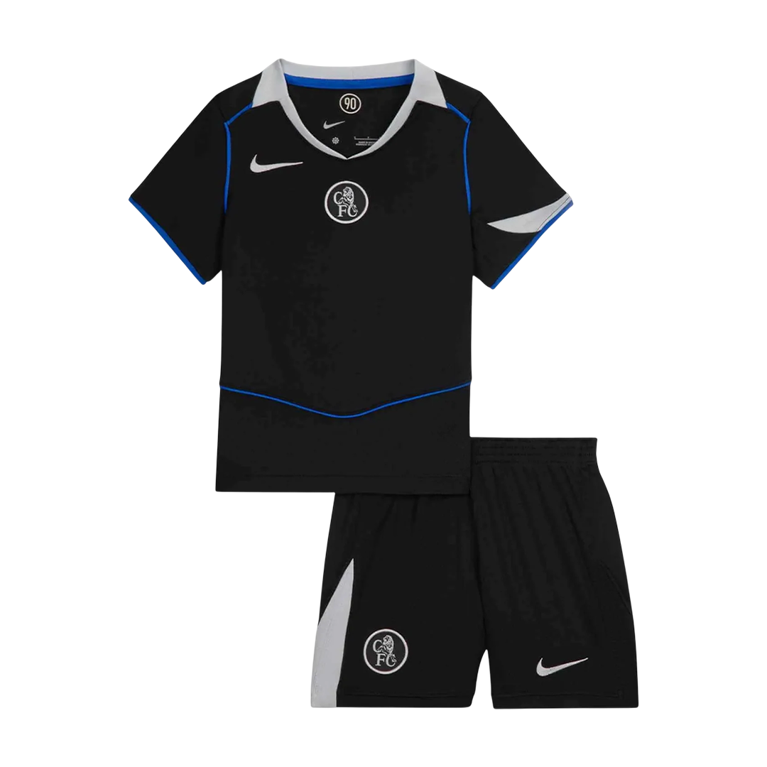 Set Tricouri Fotbal Chelsea Treilea 2025/26 Pentru Copii
