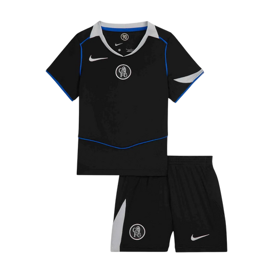 Set Tricouri Fotbal Chelsea Treilea 2025/26 Pentru Copii