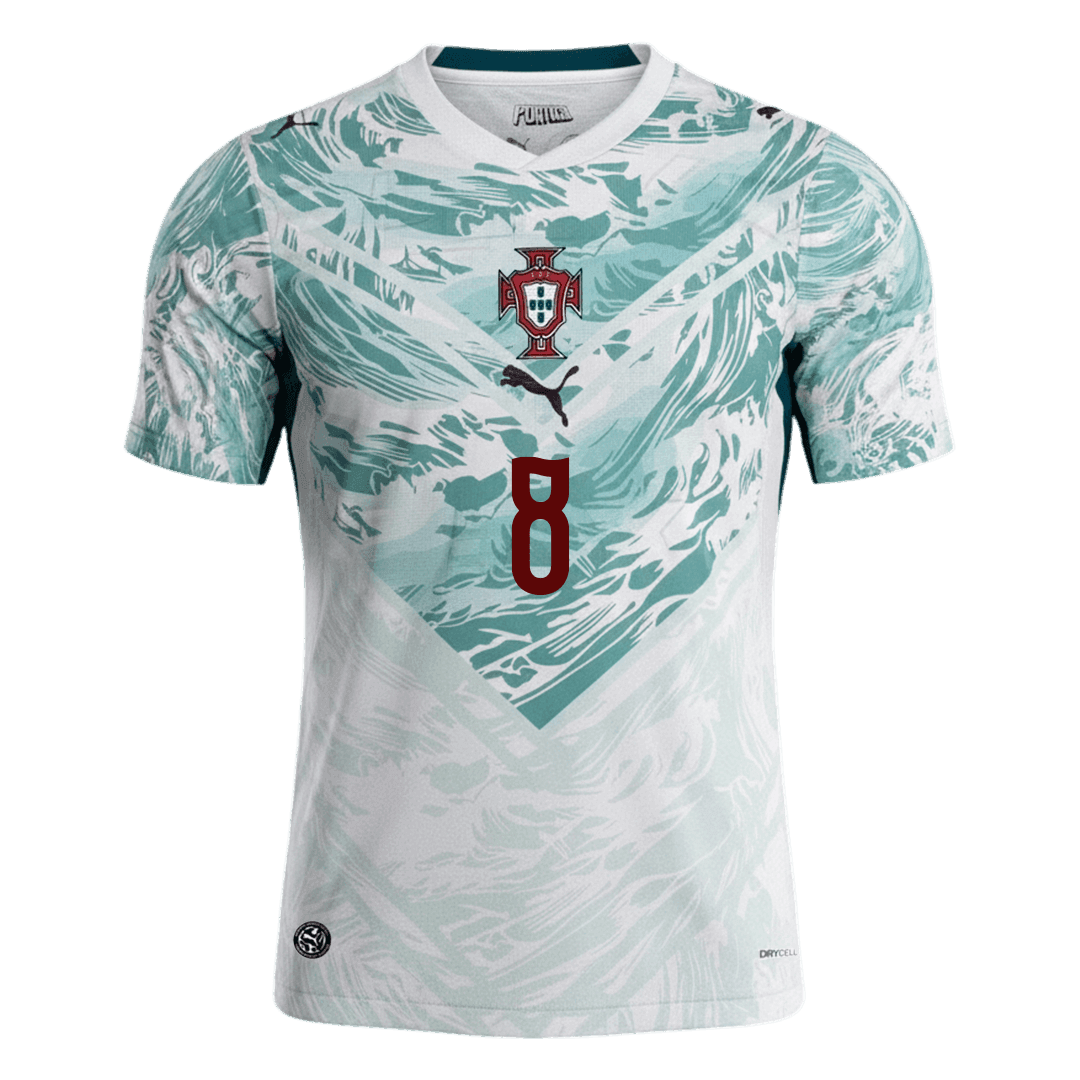 Tricouri Fotbal Portugalia B.FERNANDES #8 Deplasare Cupa Mondială 2026