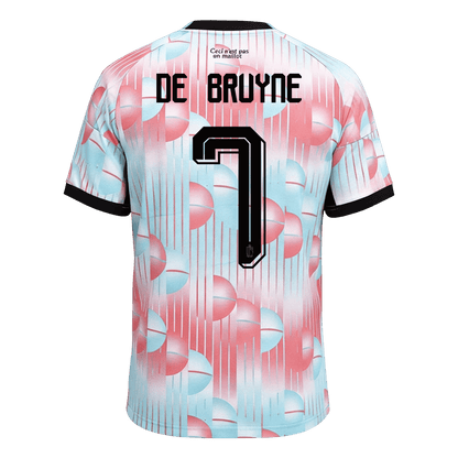 Tricouri Fotbal Belgium DE BRUYNE #7 Deplasare Cupa Mondială 2026