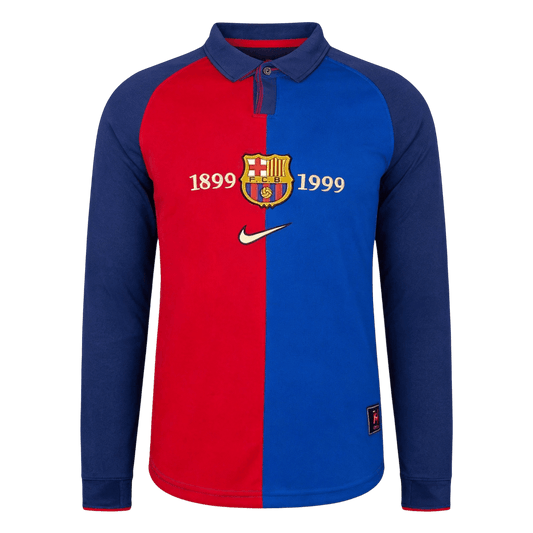 Tricouri Fotbal Vintage Barcelona Special 1999/00 Mânecă Lungă
