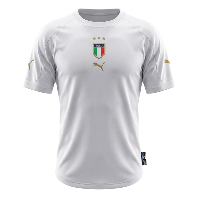 Tricouri Fotbal Vintage Italia Deplasare 2004