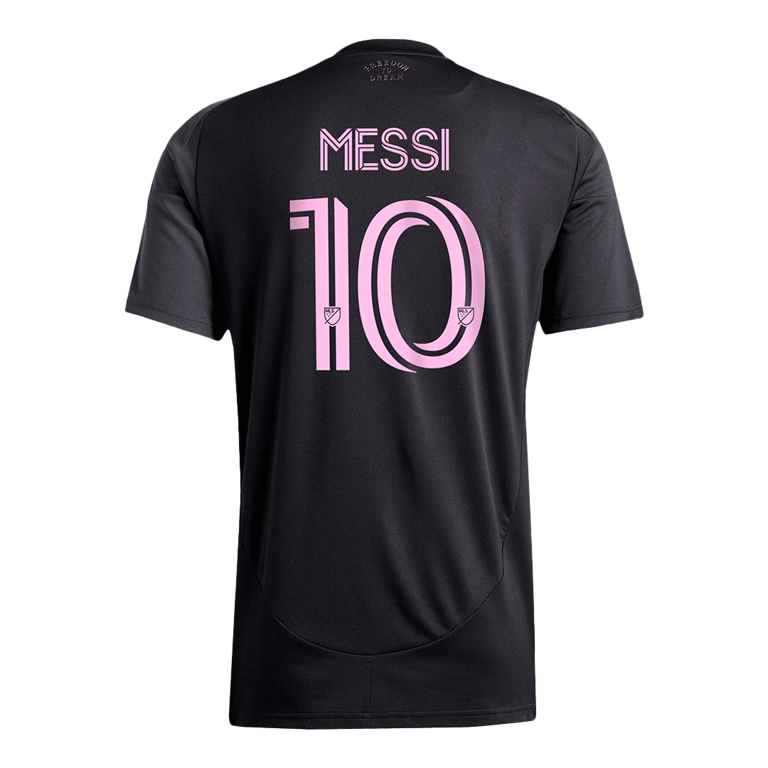 Tricouri Fotbal Inter Miami CF MESSI #10 Deplasare 2025 (mărime mare)