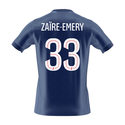 Tricouri Fotbal PSG ZAïRE EMERY #33 Acasă 2025/26 - Premium