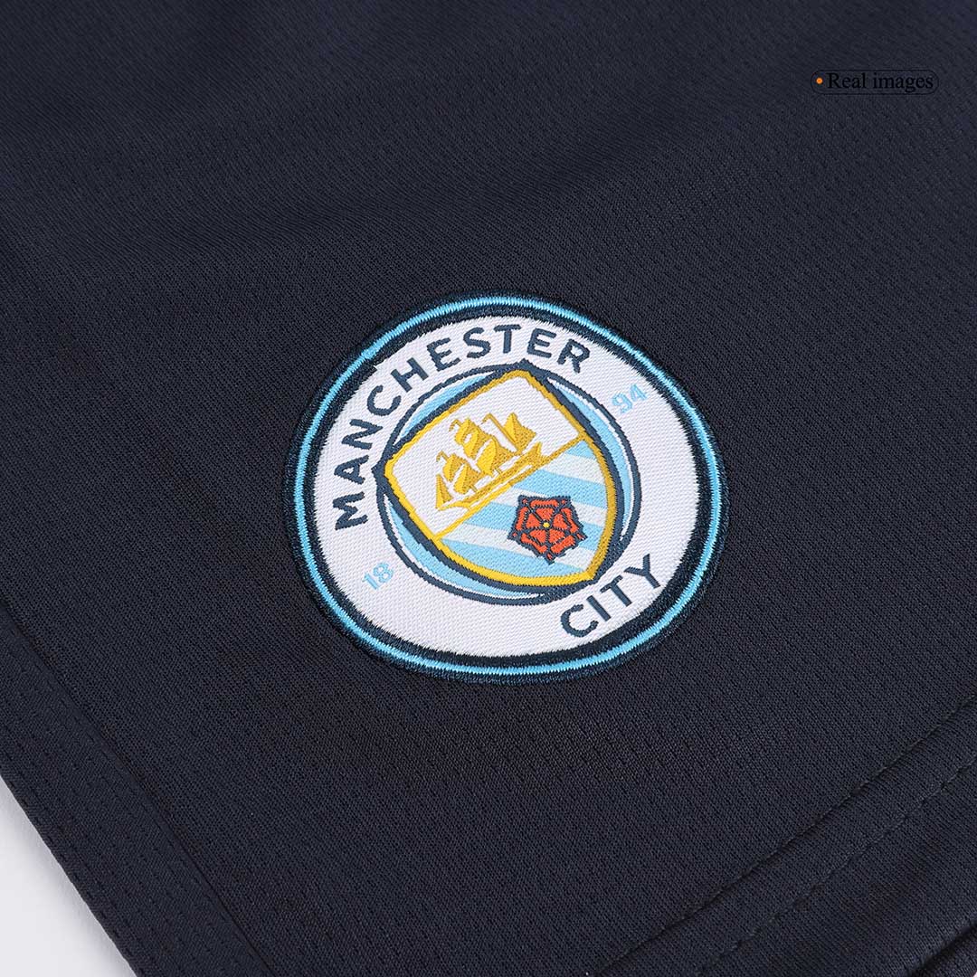 Set Tricouri Fotbal Manchester City Deplasare 2024/25.