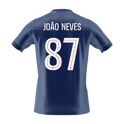 Tricouri Fotbal PSG JOÃO NEVES #87 Acasă 2025/26 - Premium