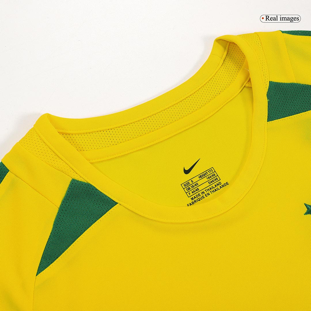 Tricouri Fotbal Vintage Brazilia CAFU #2 Acasă 2002/03