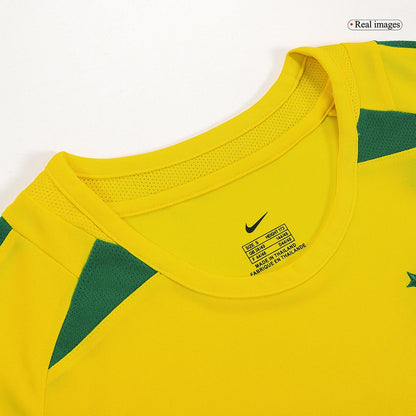 Tricouri Fotbal Vintage Brazilia CAFU #2 Acasă 2002/03