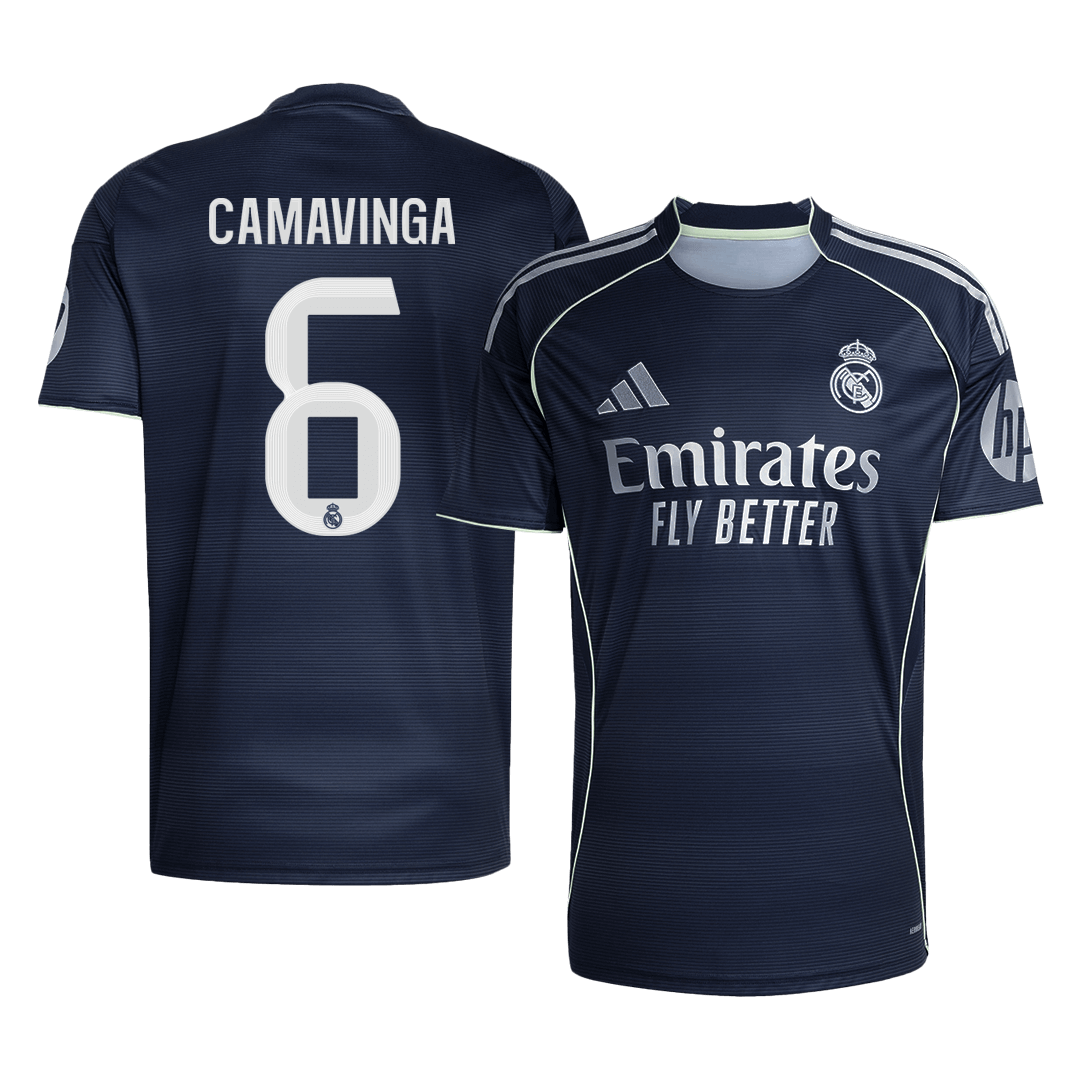 Tricouri Fotbal Real Madrid CAMAVINGA #6 Deplasare 2025/26