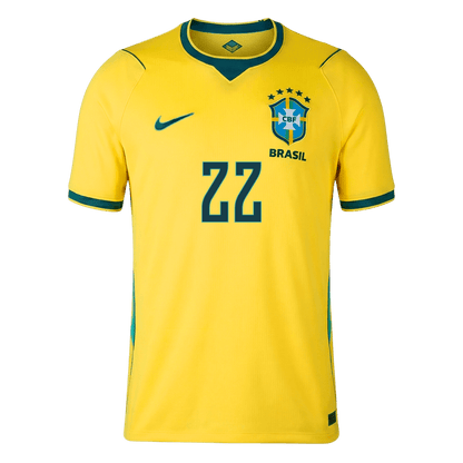 Tricouri Fotbal Brazilia JOÃO PEDRO #22 Acasă Cupa Mondială 2026
