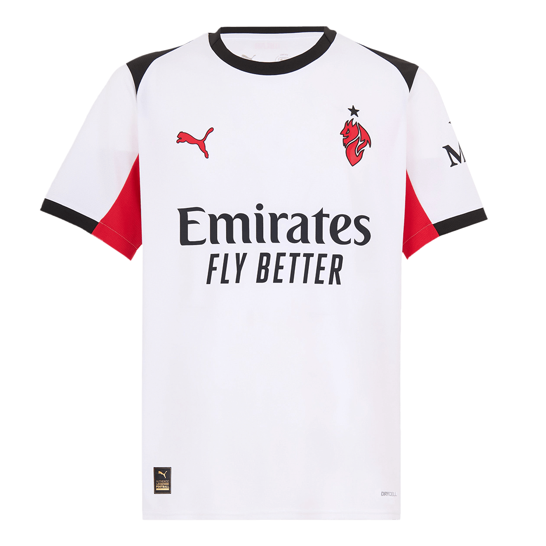 Tricouri Fotbal AC Milan Deplasare 2025/26 (mărime mare)