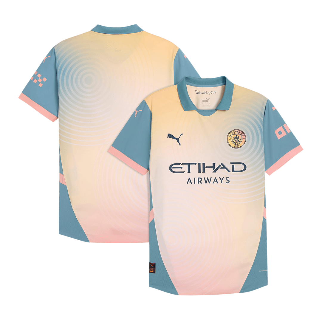Tricouri Fotbal Manchester City Al Patrulea 2024/25 Authentic - Definitely City