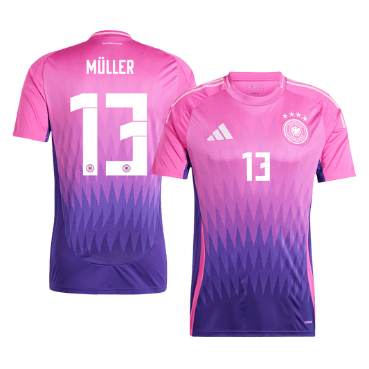 Tricouri Fotbal Germania MÜLLER #13 Deplasare 2024 - Super (mărime mare)