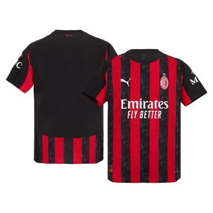 Tricouri Fotbal AC Milan Acasă 2025/26 Authentic