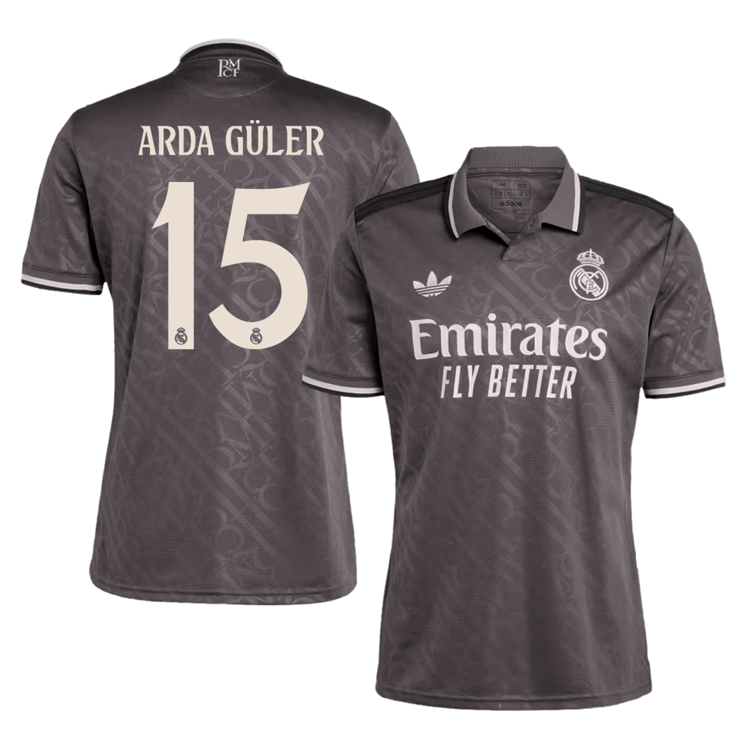 Tricouri Fotbal Real Madrid ARDA GÜLER #15 Treilea 2024/25 - Super