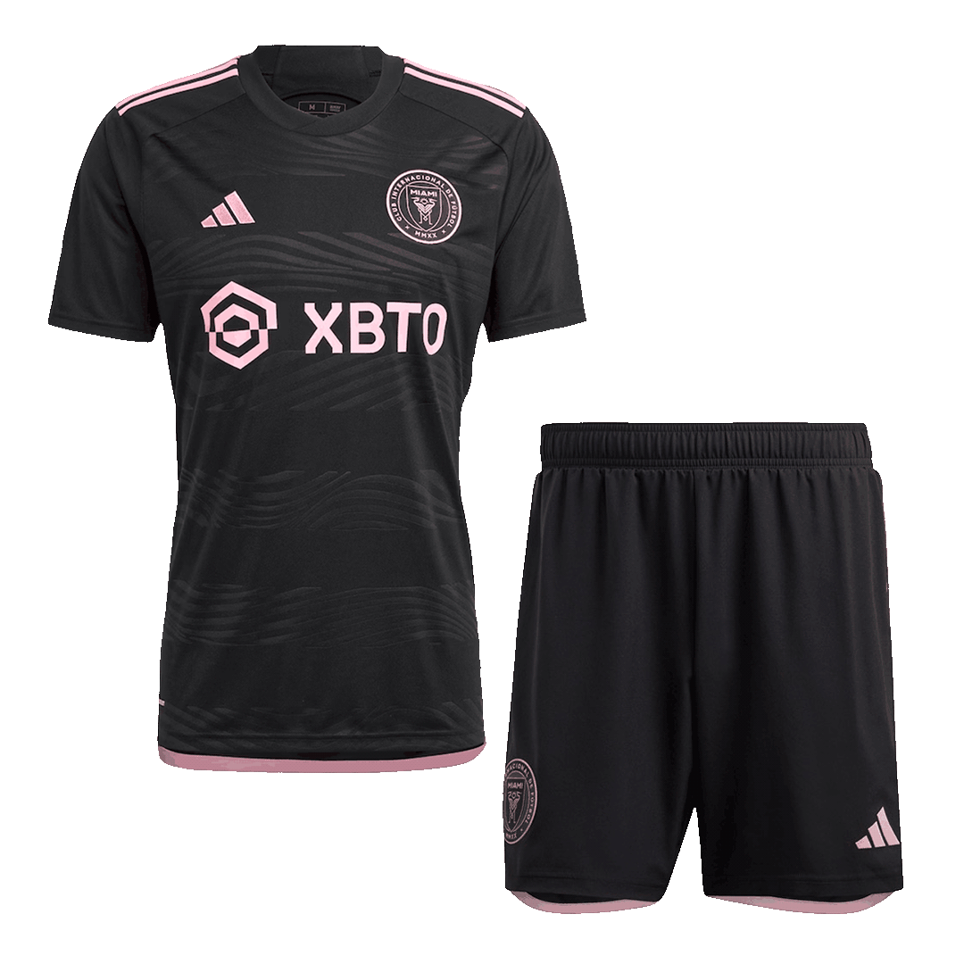 Set Tricouri Fotbal Inter Miami CF MESSI #10 Deplasare 2023 (mărime mare)
