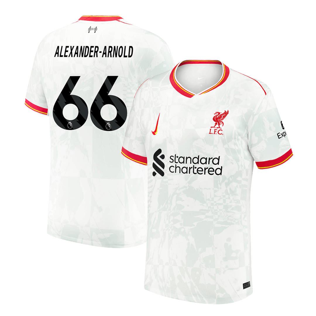 Tricouri Fotbal Liverpool ALEXANDER-ARNOLD #66 Treilea 2024/25 (mărime mare)