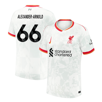 Tricouri Fotbal Liverpool ALEXANDER-ARNOLD #66 Treilea 2024/25 (mărime mare)