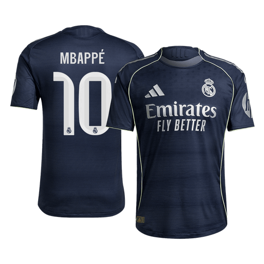 Tricouri Fotbal Real Madrid MBAPPÉ #10 Deplasare 2025/26 Authentic