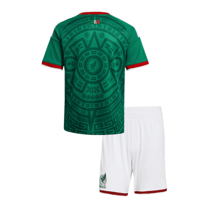Set Tricouri Fotbal Mexico Acasă 2026 Pentru Copii - Premium
