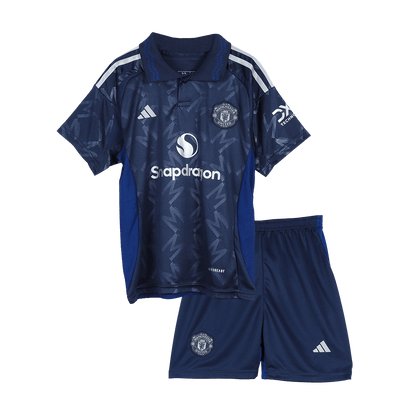 Set Tricouri Fotbal Manchester United Deplasare 2024/25 Pentru Copii