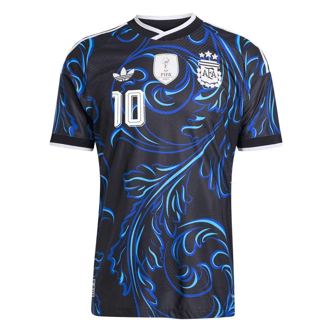 Tricouri Fotbal Argentina MESSI #10 Deplasare Cupa Mondială 2026 Authentic