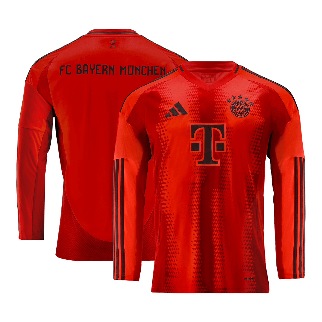 Tricouri Fotbal Bayern Munchen Acasă 2024/25 Mânecă Lungă (mărime mare)