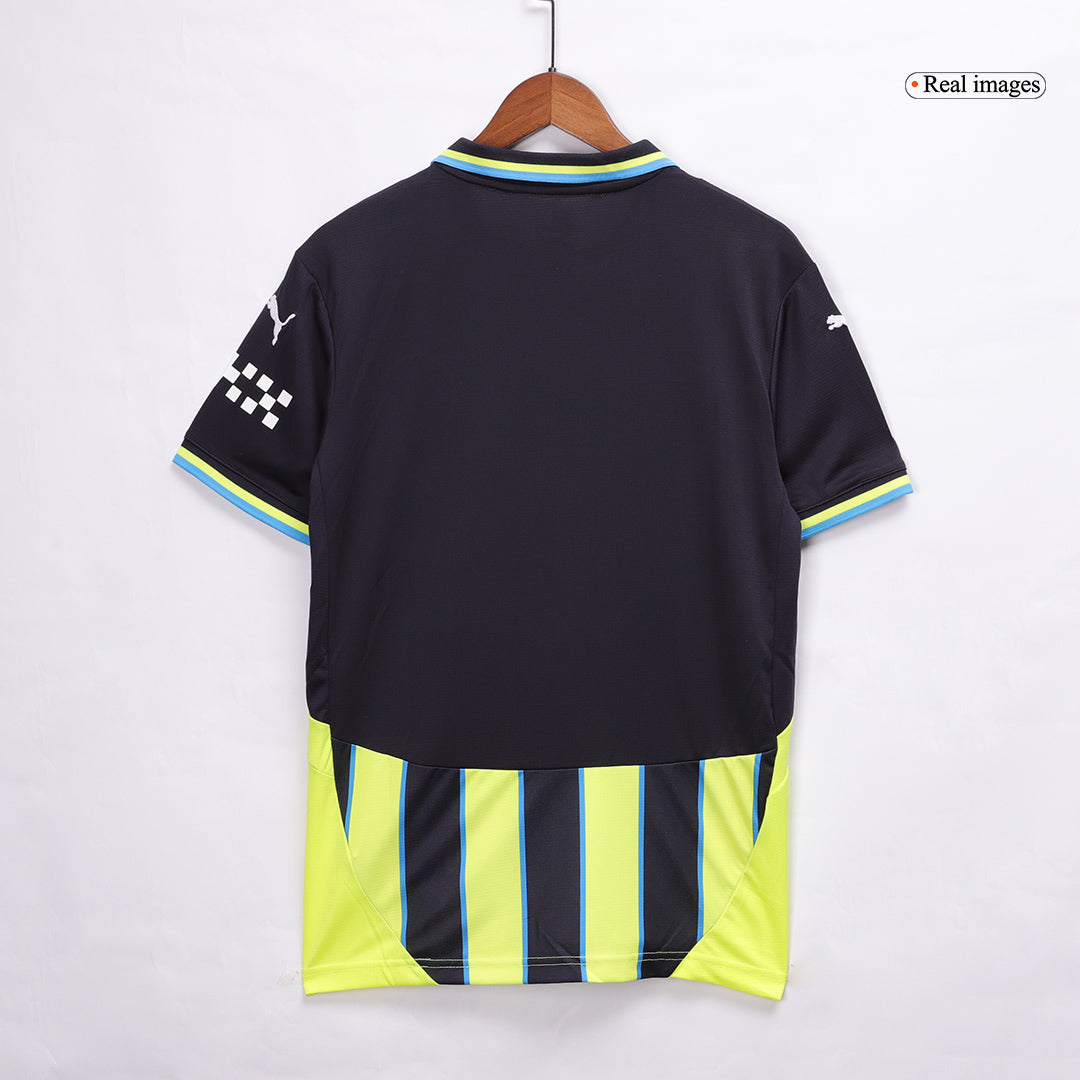 Set Tricouri Fotbal Manchester City Deplasare 2024/25.