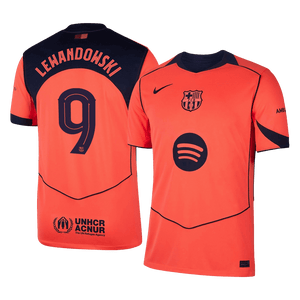 Tricouri Fotbal Barcelona LEWANDOWSKI #9 Treilea 2025/26 - UCL