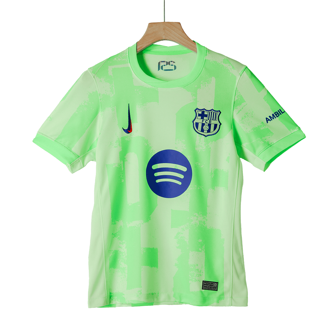 Tricouri Fotbal Barcelona Treilea 2024/25 (Spotify Logo Without Text) - Super (mărime mare)