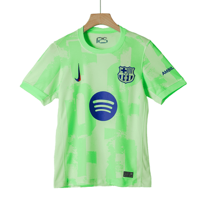 Tricouri Fotbal Barcelona Treilea 2024/25 (Spotify Logo Without Text) - Super (mărime mare)