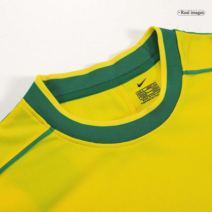 Tricouri Fotbal Vintage Brazilia RONALDO #9 Acasă 1998