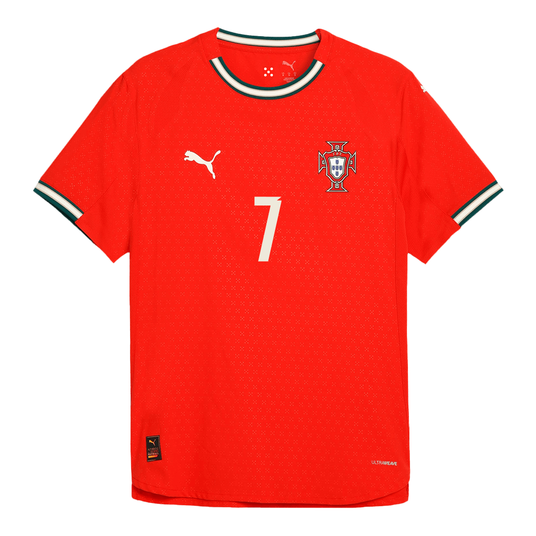 Tricouri Fotbal Portugalia RONALDO #7 Acasă 2025 Authentic