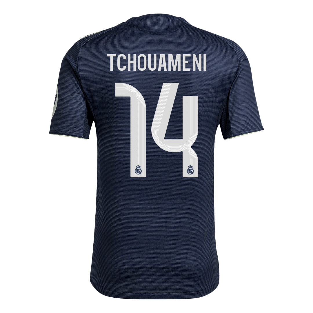 Tricouri Fotbal Real Madrid TCHOUAMENI #14 Deplasare 2025/26 Authentic
