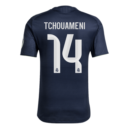 Tricouri Fotbal Real Madrid TCHOUAMENI #14 Deplasare 2025/26 Authentic