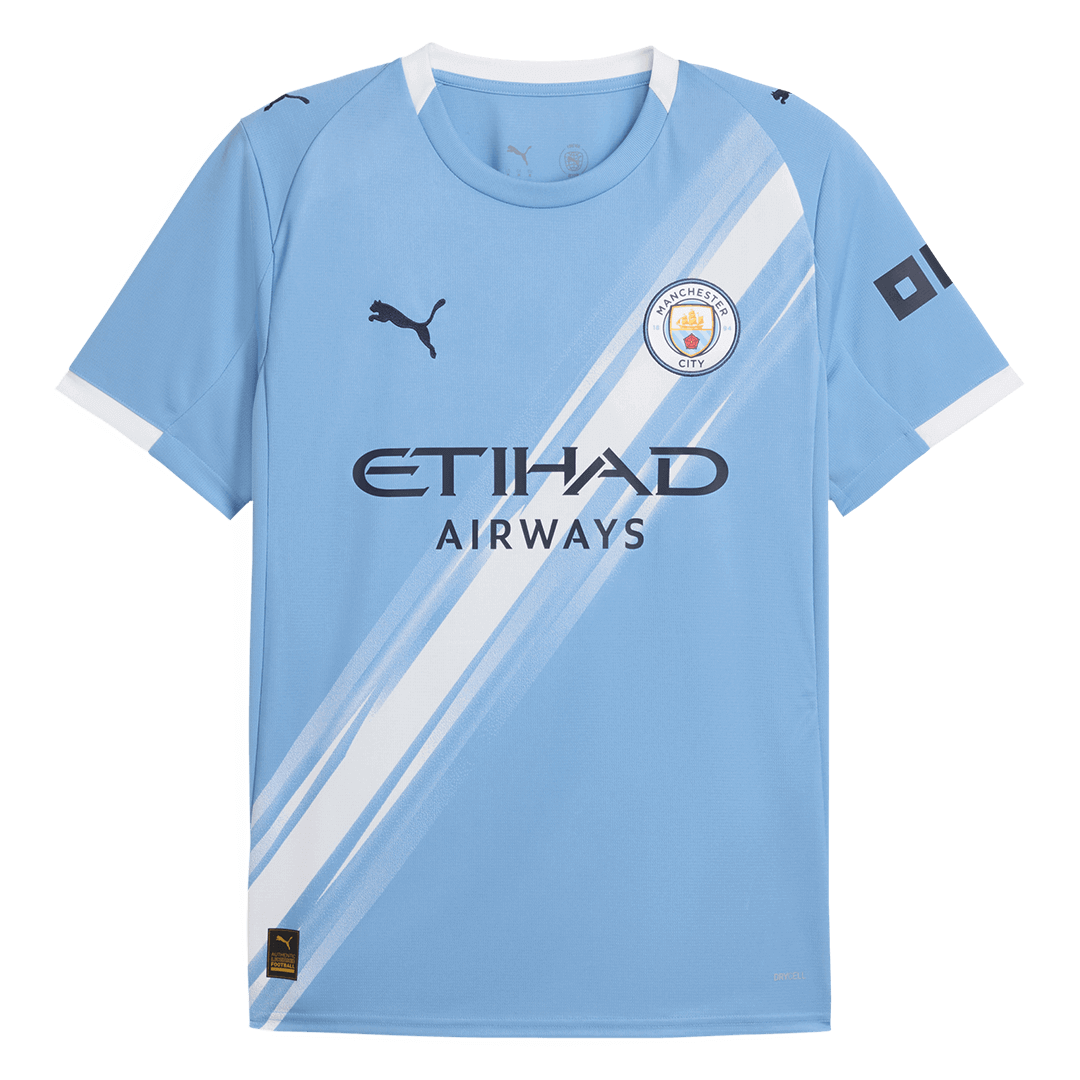 Tricouri Fotbal Manchester City RODRIGO #16 Acasă 2025/26 - Premium (mărime mare)