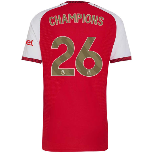 Tricouri Fotbal Arsenal CHAMPIONS #26 Acasă 2026/27 Authentic