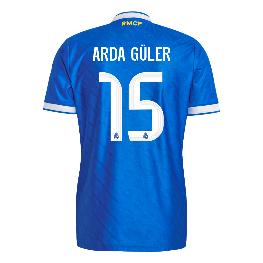 Tricouri Fotbal Real Madrid ARDA GÜLER #15 Treilea 2025/26 Authentic