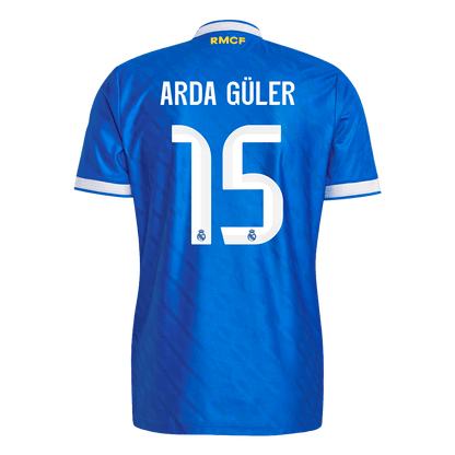 Tricouri Fotbal Real Madrid ARDA GÜLER #15 Treilea 2025/26 Authentic