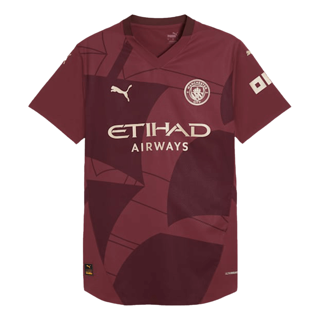 Tricouri Fotbal Manchester City Treilea 2024/25 Authentic