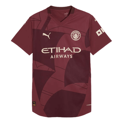 Tricouri Fotbal Manchester City Treilea 2024/25 Authentic