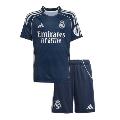 Set Tricouri Fotbal Real Madrid Deplasare 2025/26 Pentru Copii - Premium