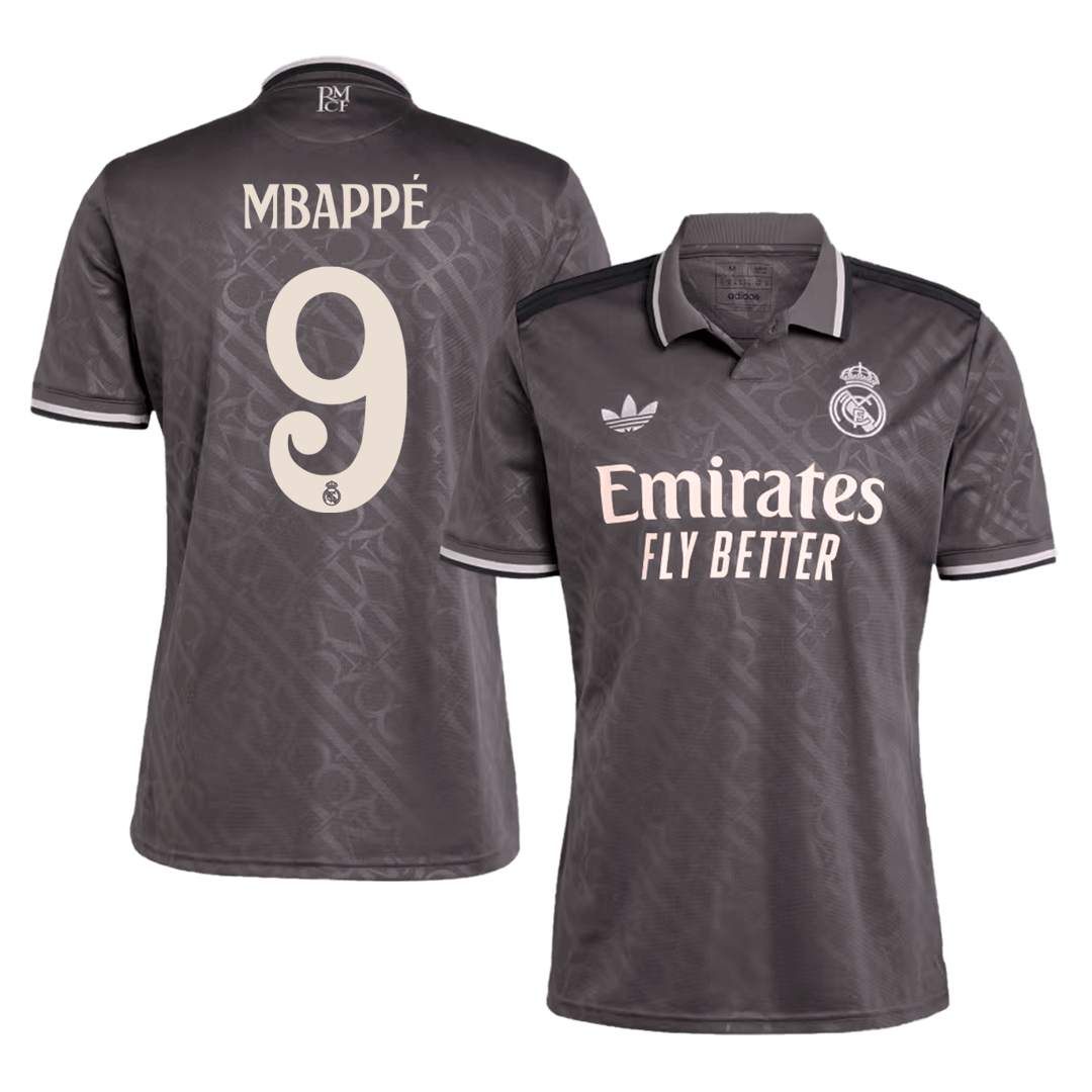 Tricouri Fotbal Real Madrid MBAPPÉ #9 Treilea 2024/25 - Super (mărime mare)