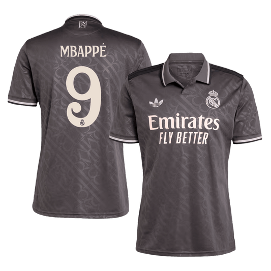 Tricouri Fotbal Real Madrid MBAPPÉ #9 Treilea 2024/25 - Super (mărime mare)
