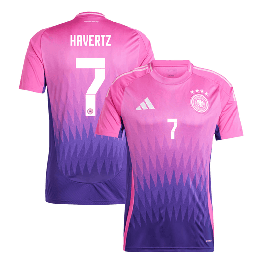 Tricouri Fotbal Germania HAVERTZ #7 Deplasare 2024 (mărime mare)