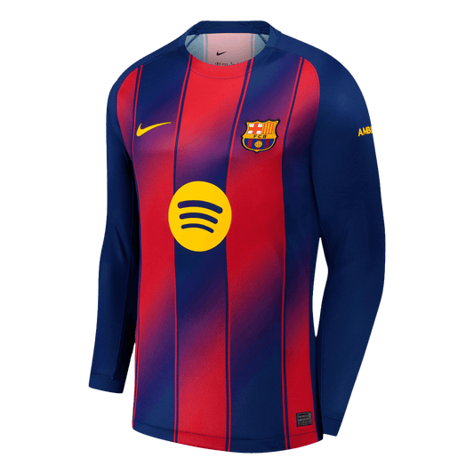Tricouri Fotbal Barcelona Acasă 2025/26 Mânecă Lungă