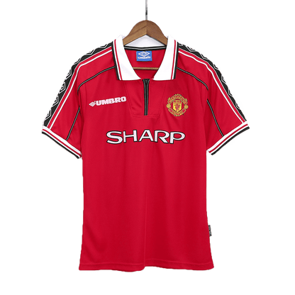 Tricouri Fotbal Vintage Manchester United Acasă 98/00