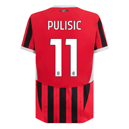 Tricouri Fotbal AC Milan PULISIC #11 Acasă 2024/25 Authentic